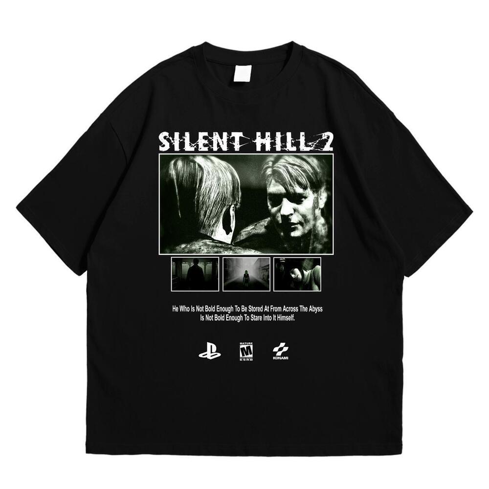 Silent Hill 2  T-Shirt Tee Horror Survival Retro Gaming Konsami